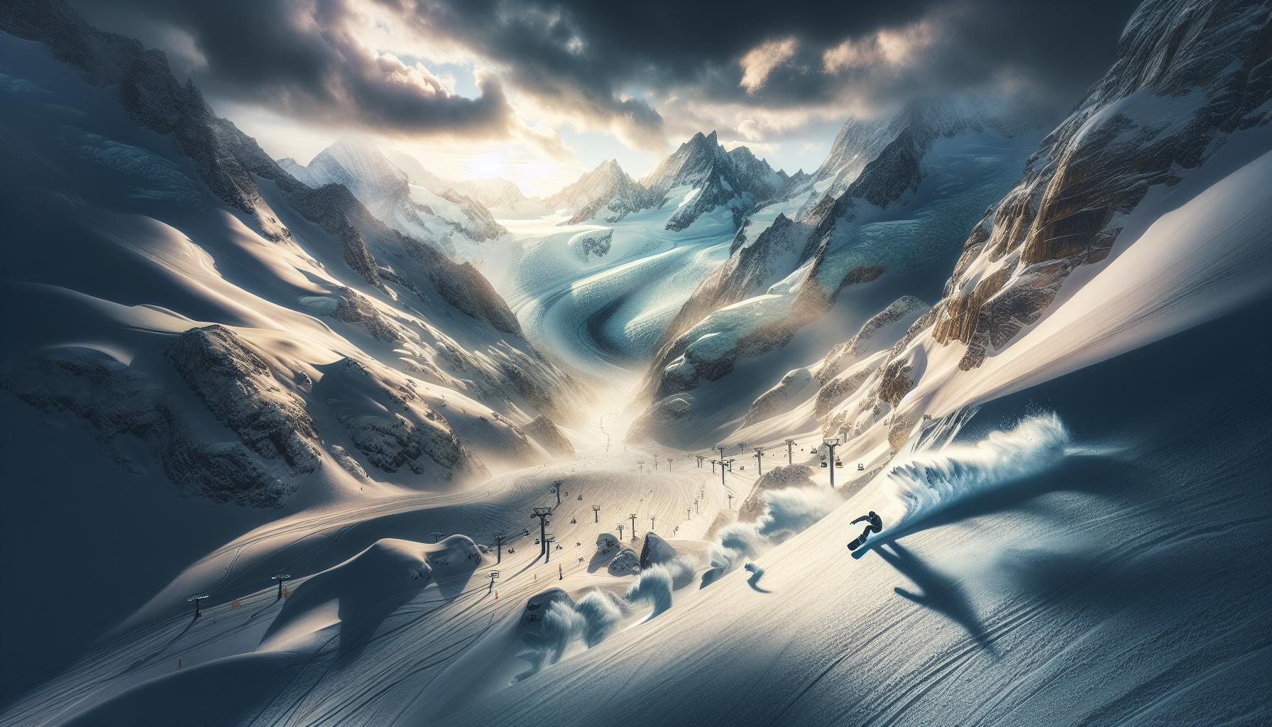 The Best Glacial Resorts for Year-Round Slopes