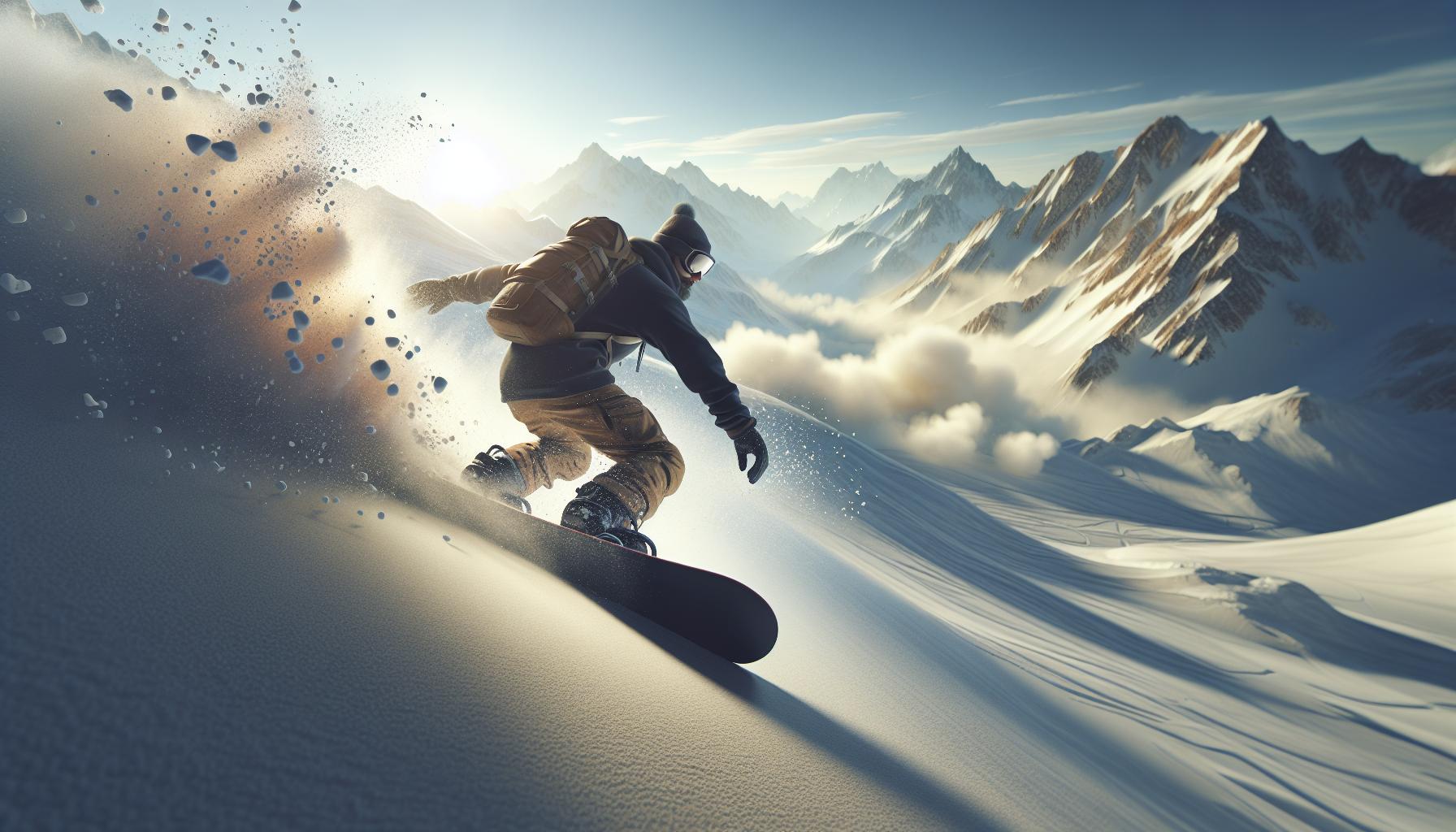 How to Slow Down on a Snowboard: Emergency Braking Techniques 3 Using the Snow: Techniques for Creating Friction and Slowing Down Naturally