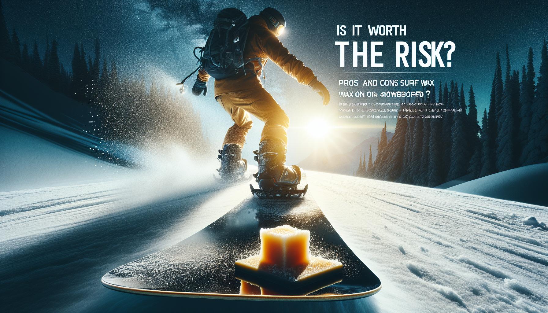 Is It Worth the Risk? Pros and Cons of Using Surf Wax on Snowboards